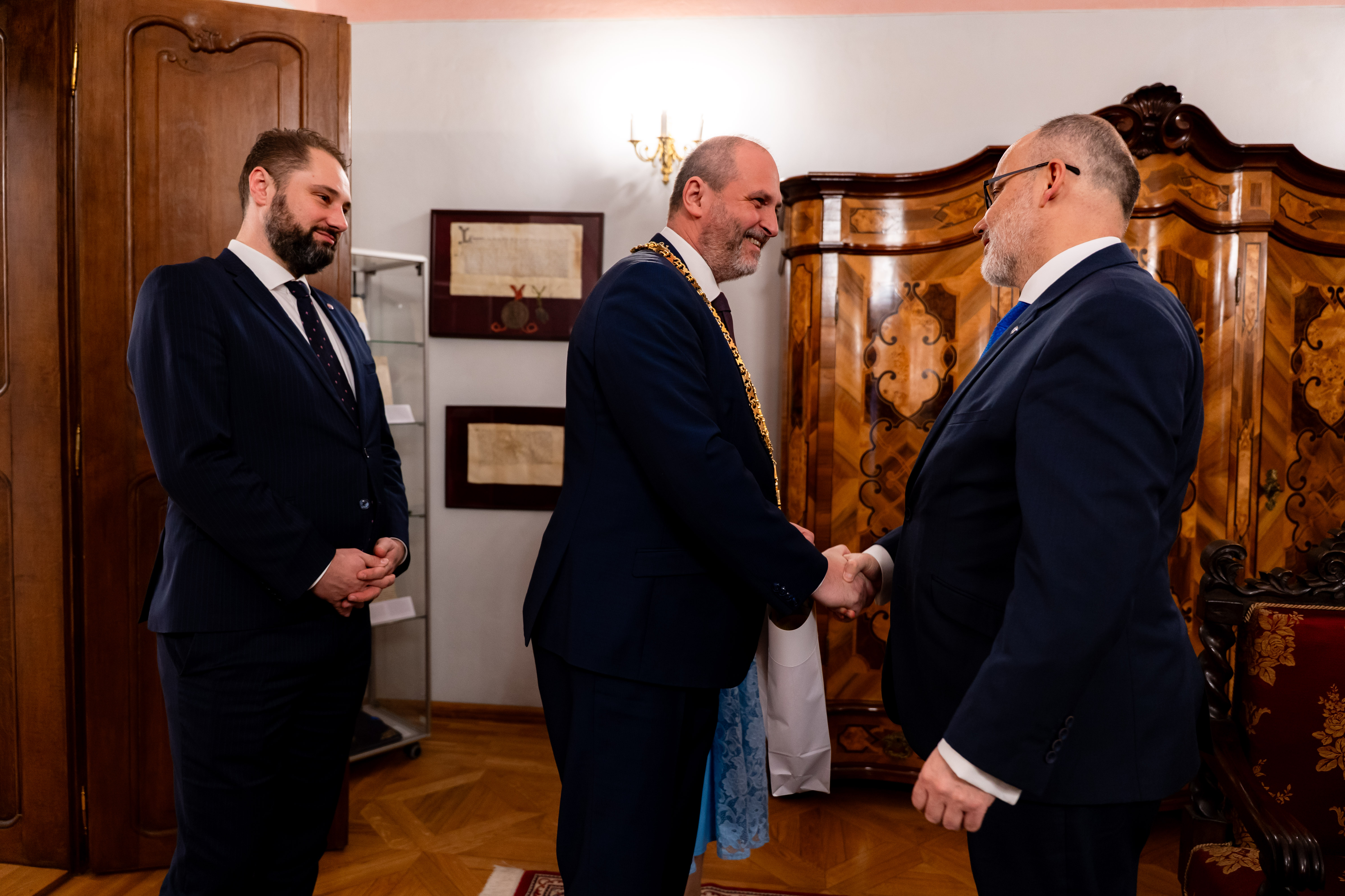 prijatie rektorov univerzit mesta Kosice a riaditelov nemocnic-38